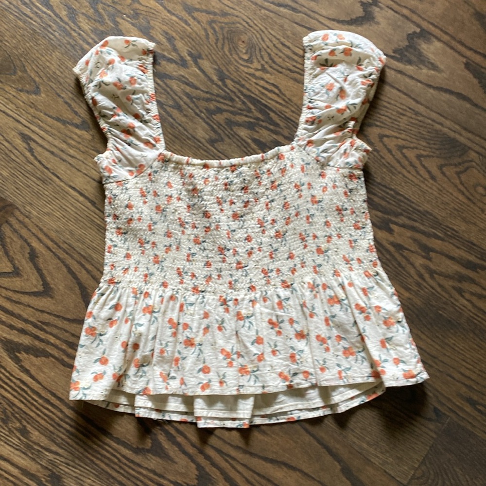Abercrombie & Fitch Peach Blouse - Picture 3 of 4